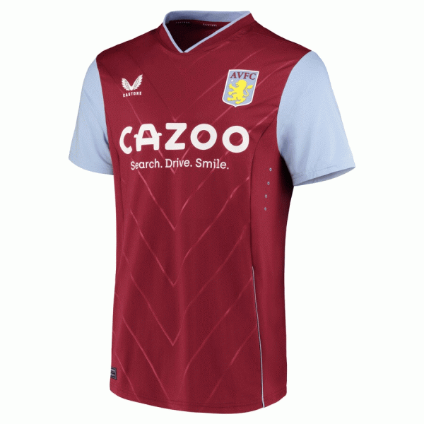 Aston Villa Soccer Jersey Home Player Version 2022/23